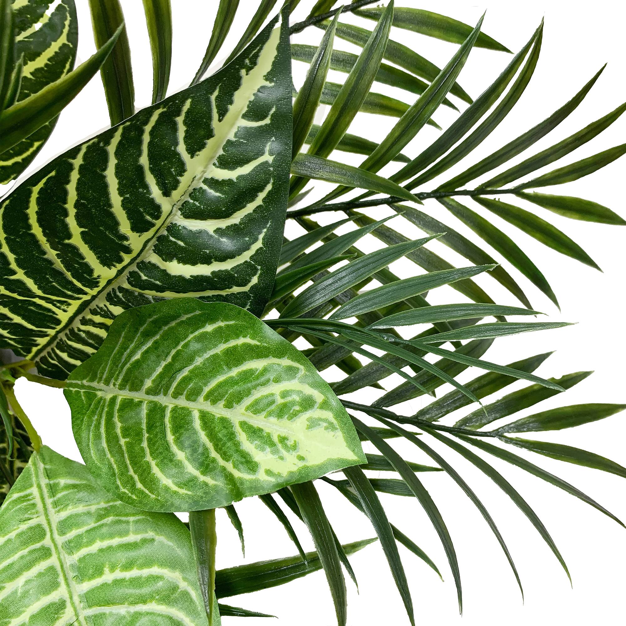 18" Green Zebra Palm Mix Bush by Ashland®